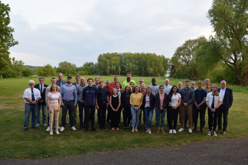 Gruppenfoto der geehrten Sportler